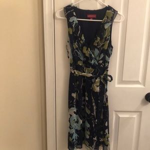 Merona Navy Floral dress